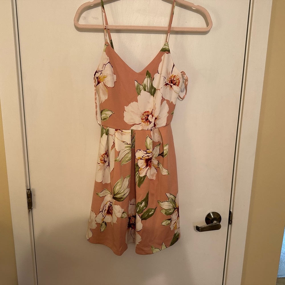 floral skater dress